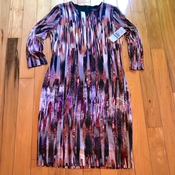 KAREN KANE AMBER WAVES SHEATH DRESS L NWT - Picture 9 of 9